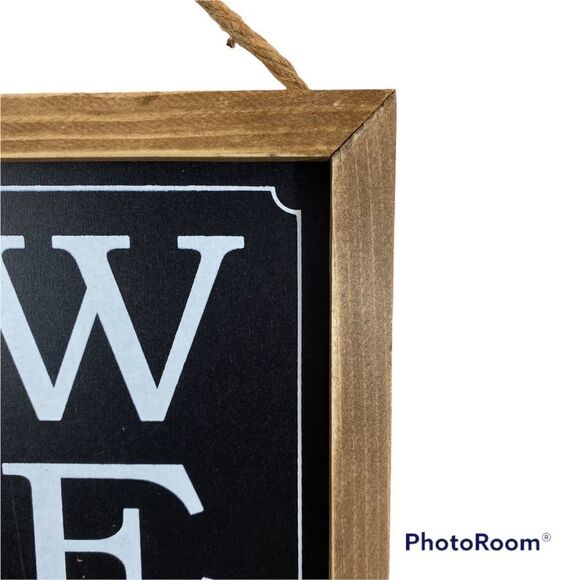 Brand‎ New Welcome Wood Framed Fall Sign - Picture 6 of 6